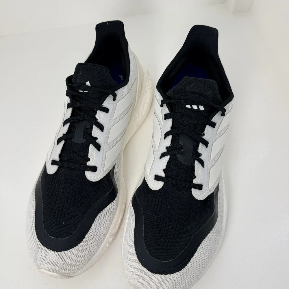 Adidas PureBoost 5 IF9192 White Black Light Boost Running Shoes Men's Size 12